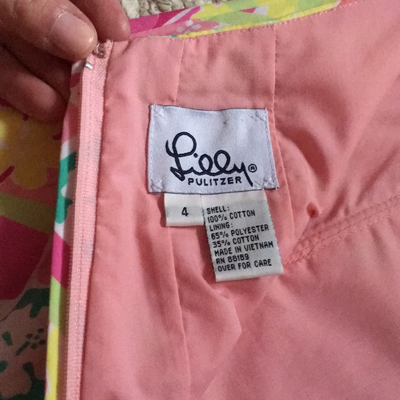 NWOT Lilly white tag strapless dress - Picture 3 of 3